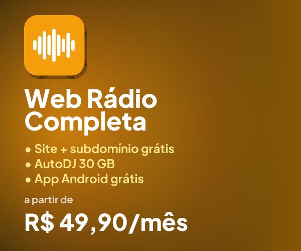 Web Rádio Completa a partir de R$ 49,90 por mês